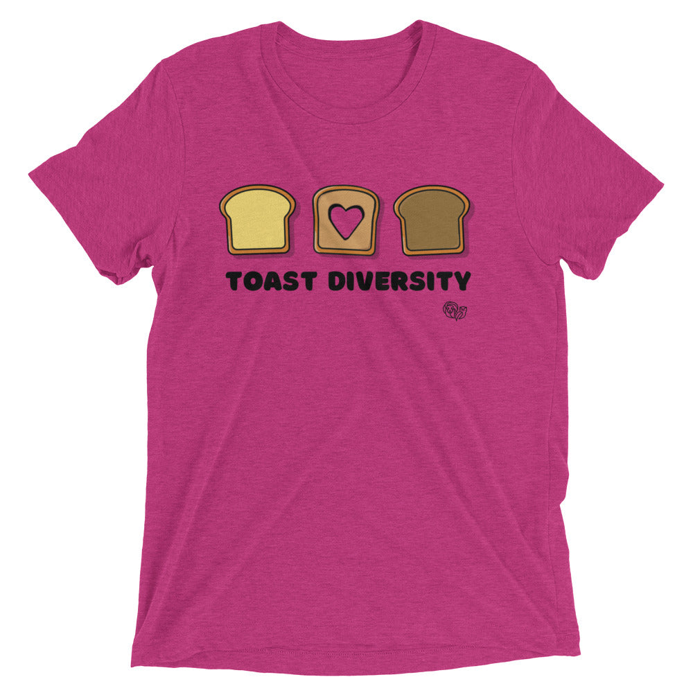"Toast Diversity" Tri-Blend Short Sleeve T-Shirt