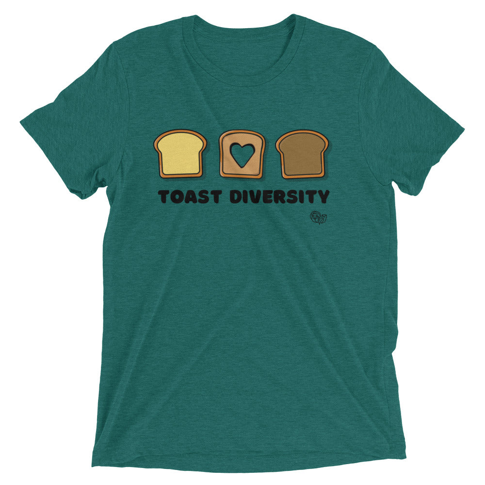 "Toast Diversity" Tri-Blend Short Sleeve T-Shirt